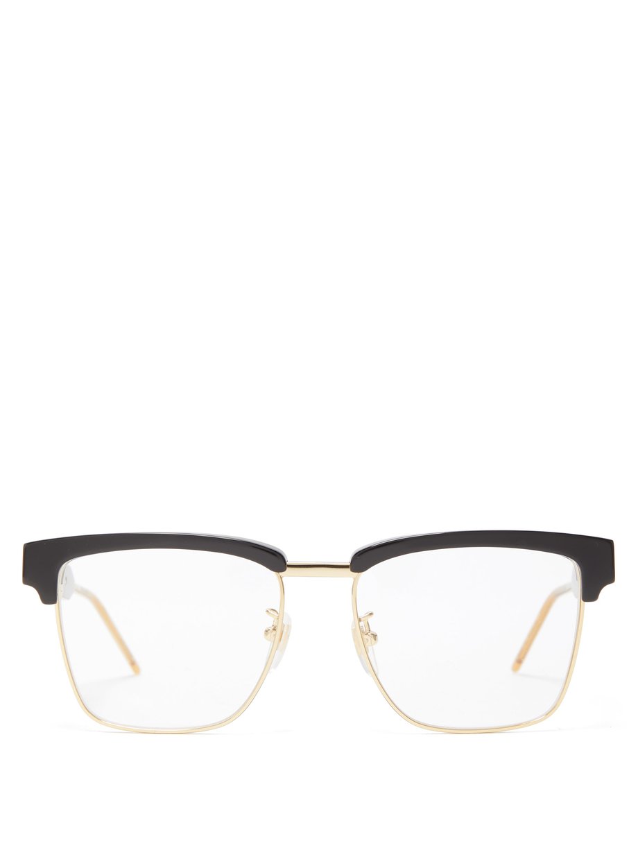 metal and acetate Black Gucci | MATCHESFASHION FR