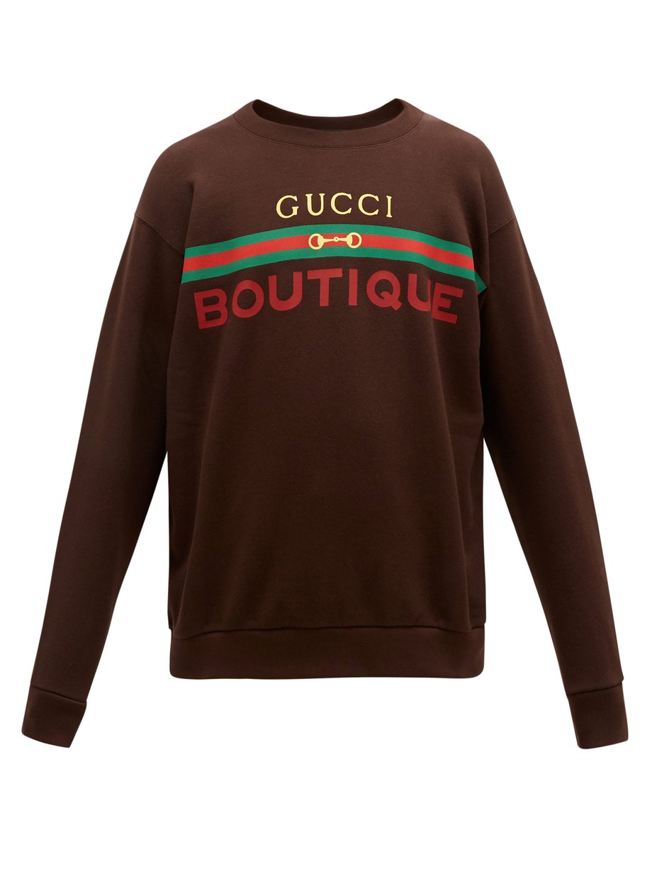 brown gucci sweatshirt