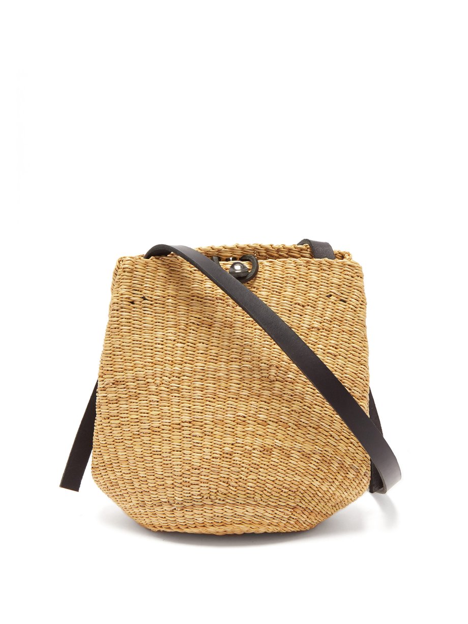 Black multi N.23 woven shoulder bag | Inès Bressand | MATCHESFASHION US