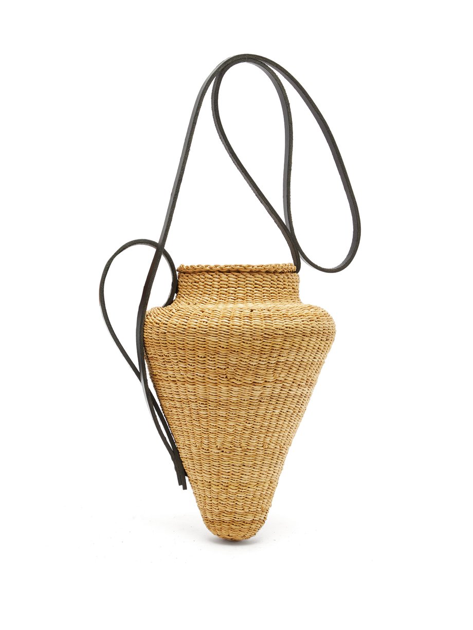 Neutral N.17 straw basket bag | Inès Bressand | MATCHESFASHION US