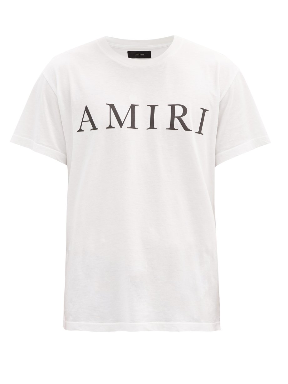 White Logo-print cotton T-shirt | Amiri | MATCHESFASHION US