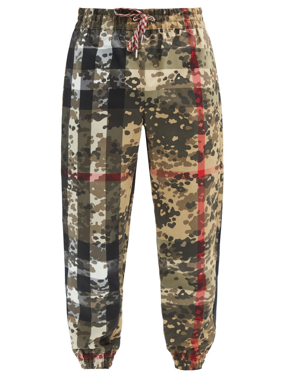 Burberry Burberry Tulio camouflage-print shell trousers Print ...