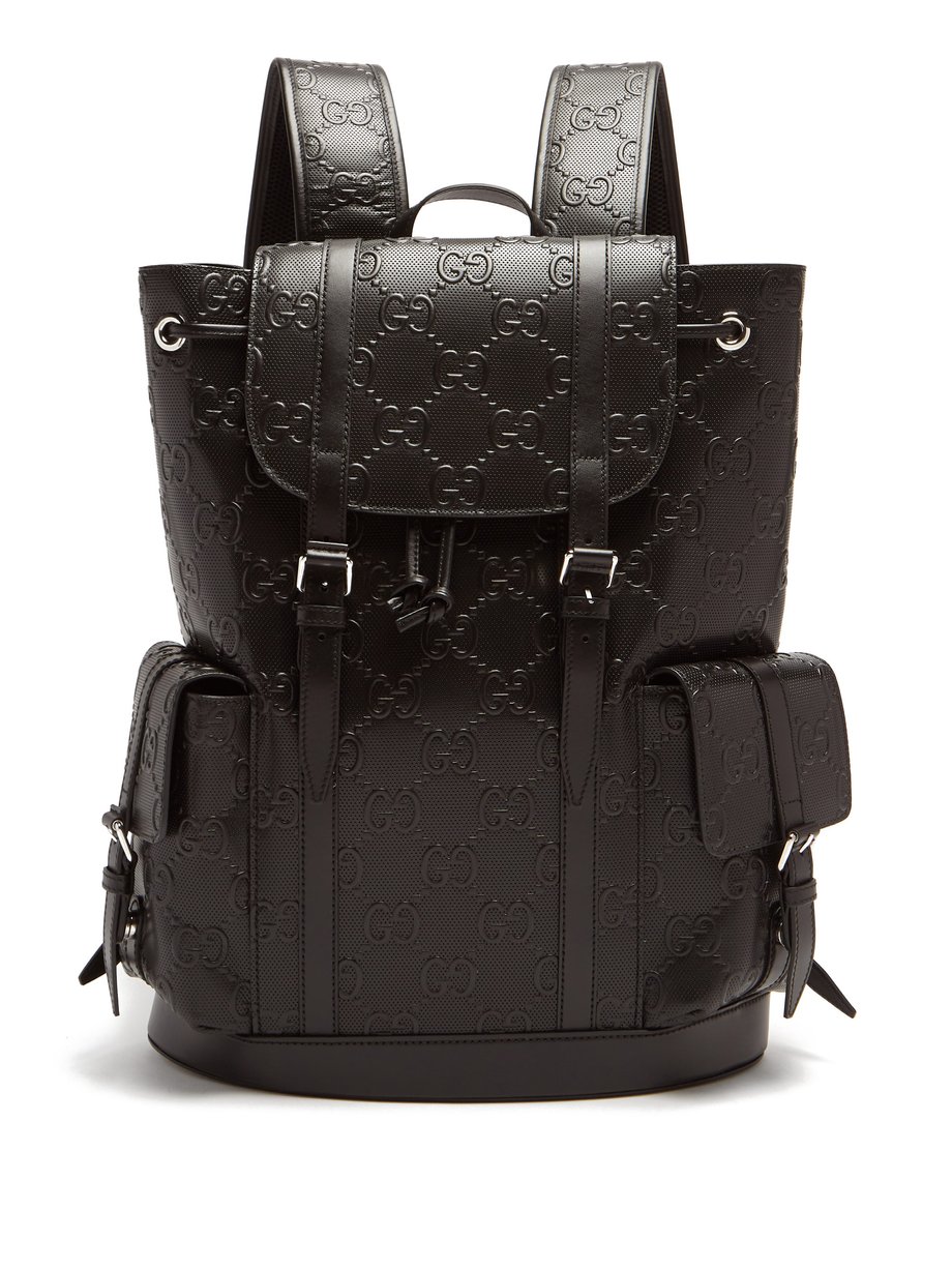 gucci leather backpack purse