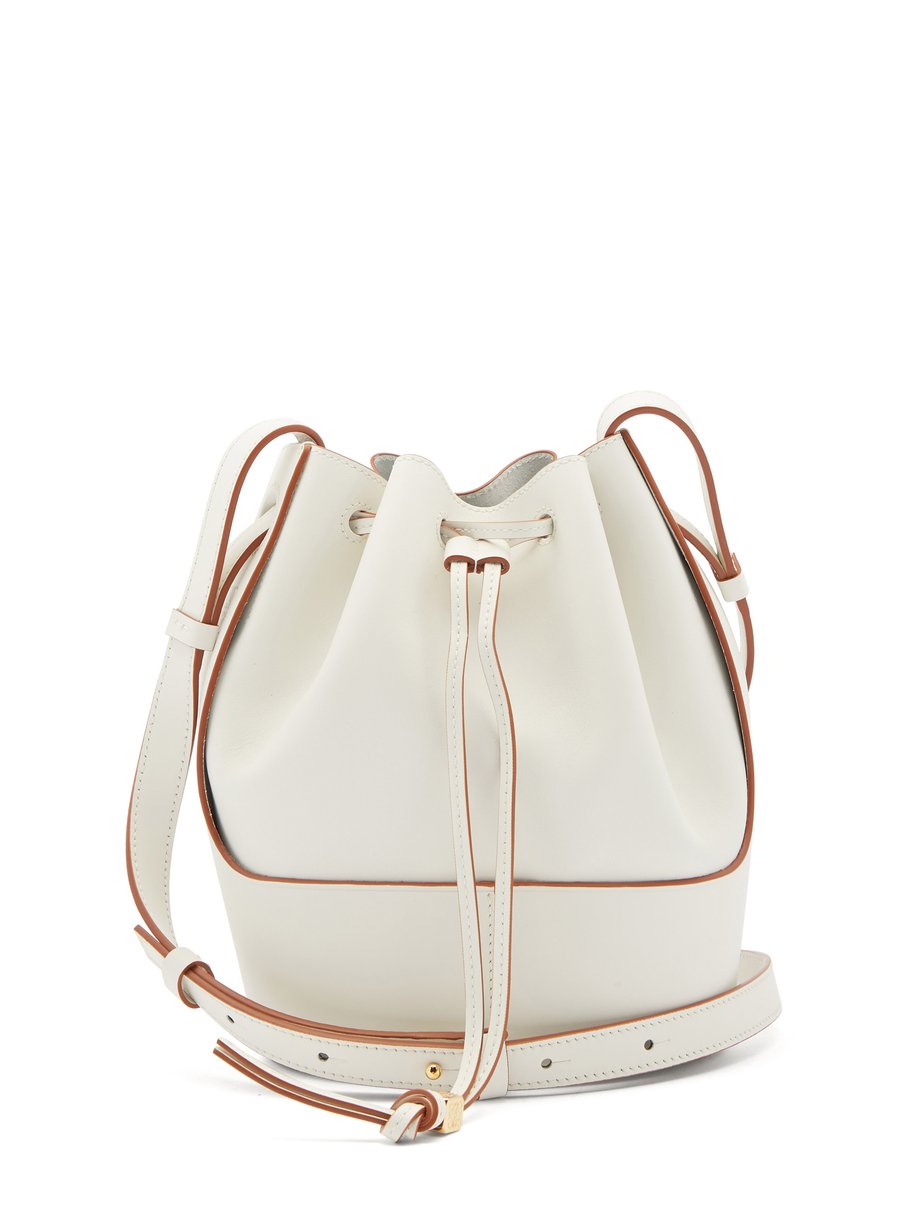 White Balloon small drawstring-top leather bag | Loewe | MATCHESFASHION UK
