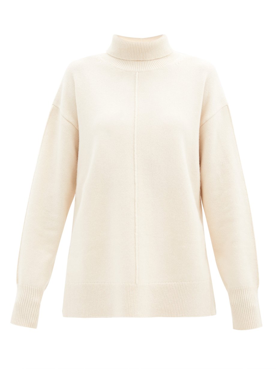 White Slit roll-neck wool sweater | Joseph | MATCHESFASHION US