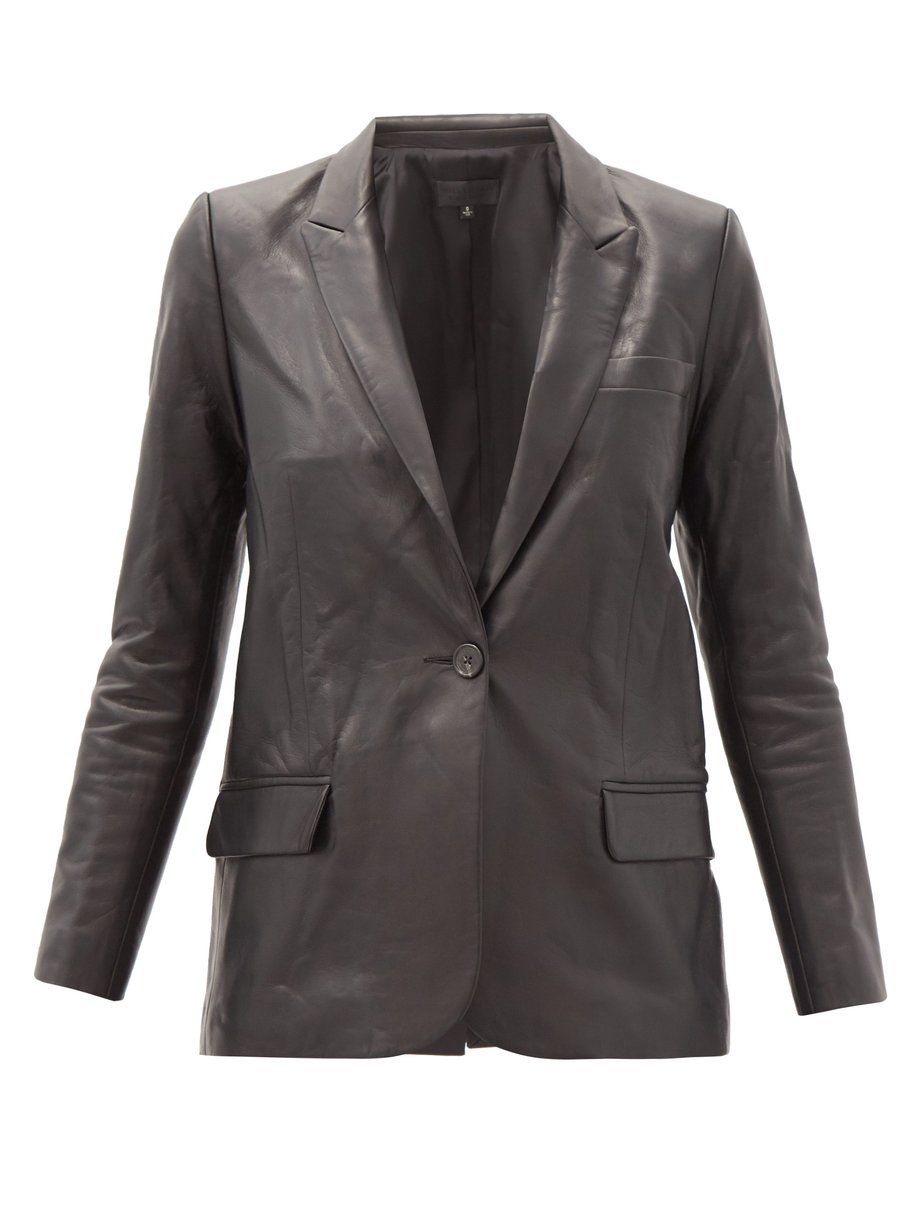Don leather blazer Black Nili Lotan | MATCHESFASHION FR