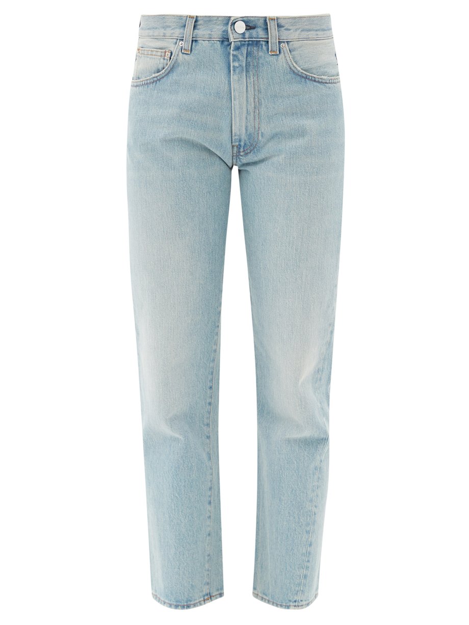 Original cropped straight-leg jeans Blue Toteme | MATCHESFASHION FR