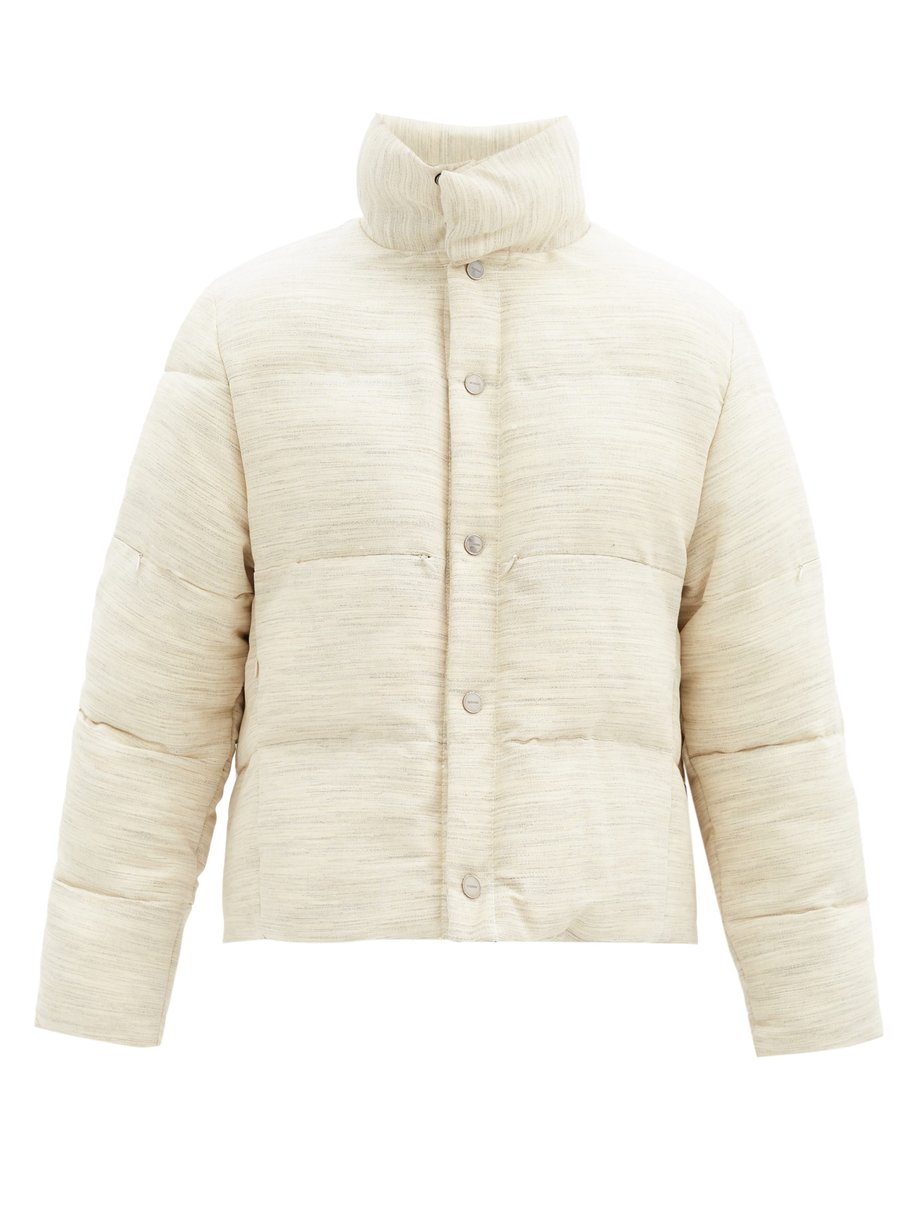 Doudoune Quilted Fil A Fil Jacket Neutral Jacquemus Matchesfashion Fr