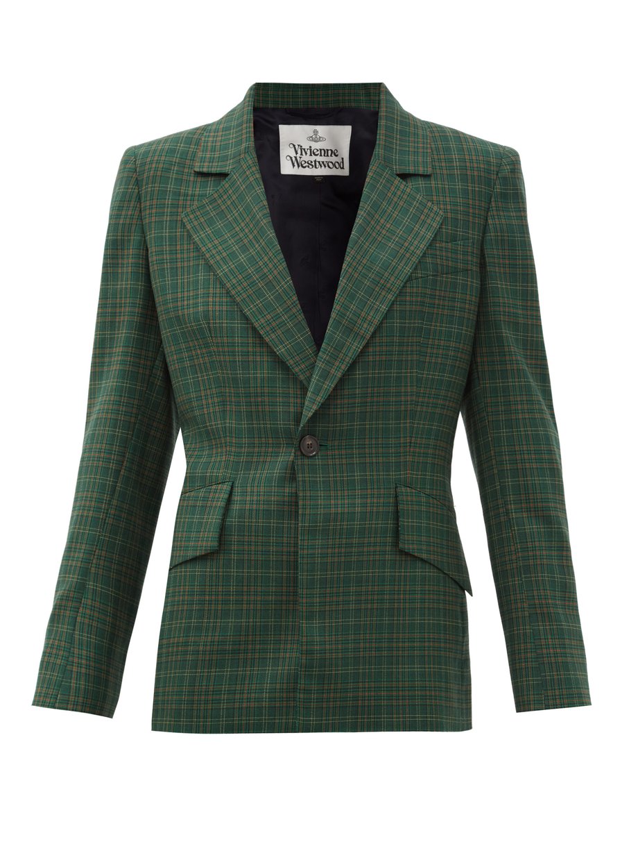 Green Tartan-check wool-twill suit jacket | Vivienne Westwood ...