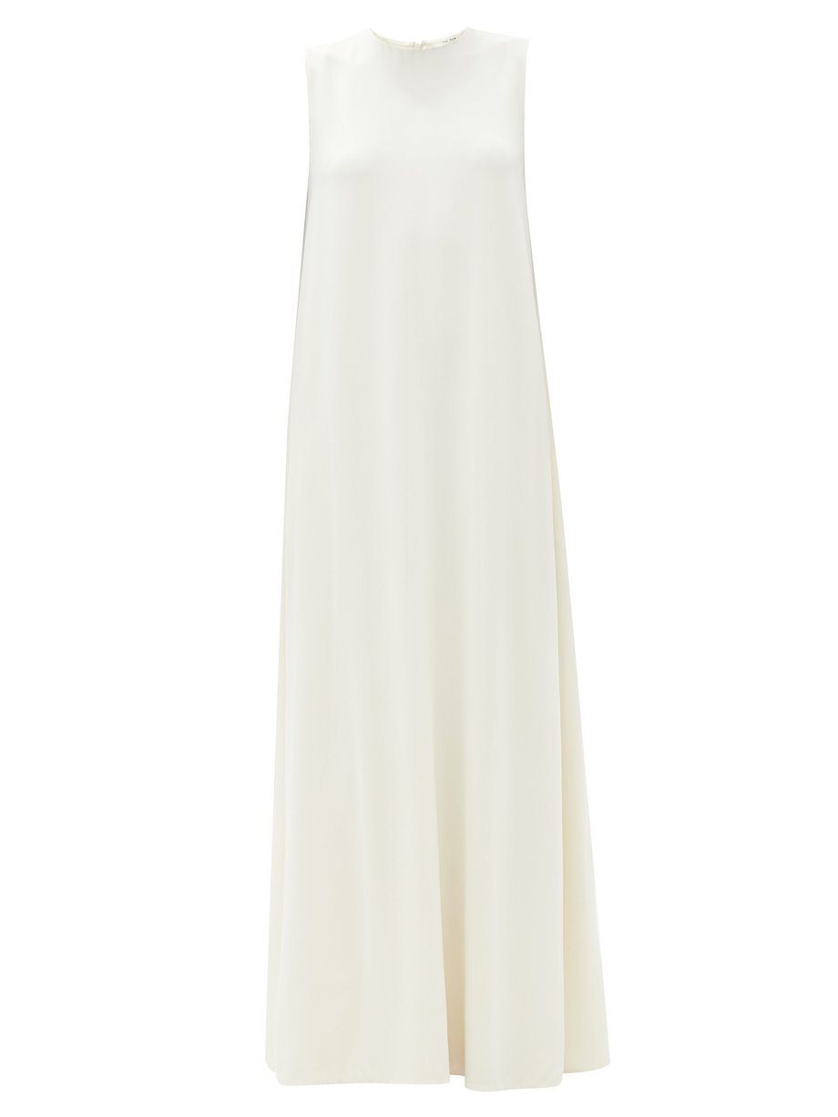 White Eno crepe maxi dress | The Row | MATCHESFASHION US