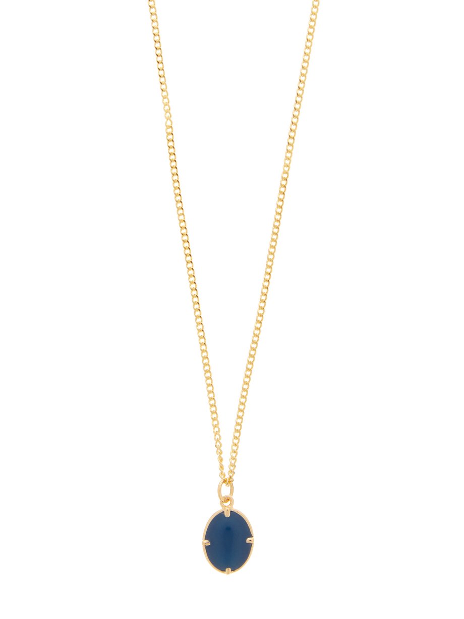 Portal gold-vermeil pendant necklace