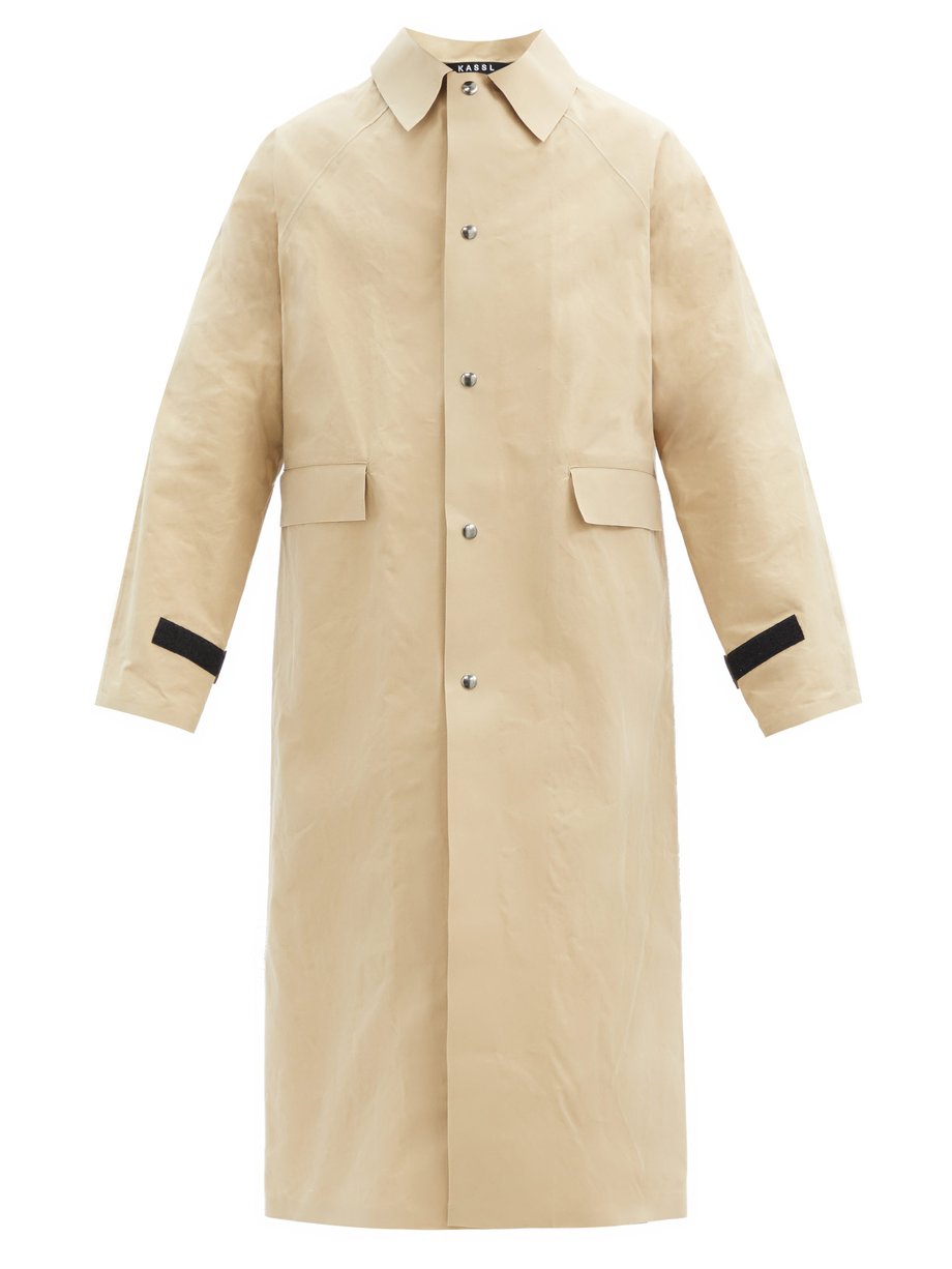 Neutral Original wax-coated cotton-canvas coat | Kassl Editions ...