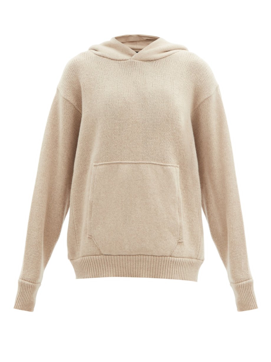 Neutral Hooded cashmere sweater | Les Tien | MATCHESFASHION AU