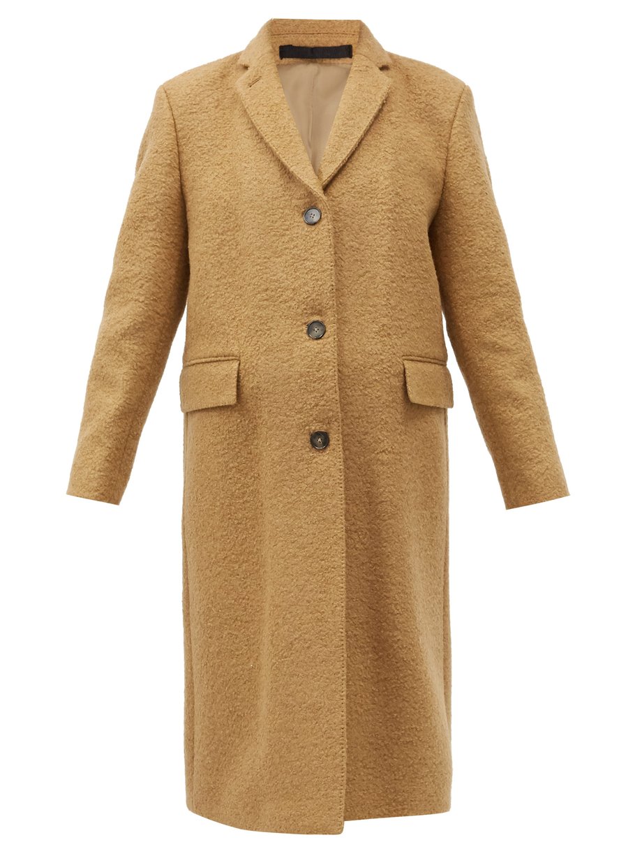 Camel Amber virgin-wool blend coat | Officine Générale | MATCHESFASHION US