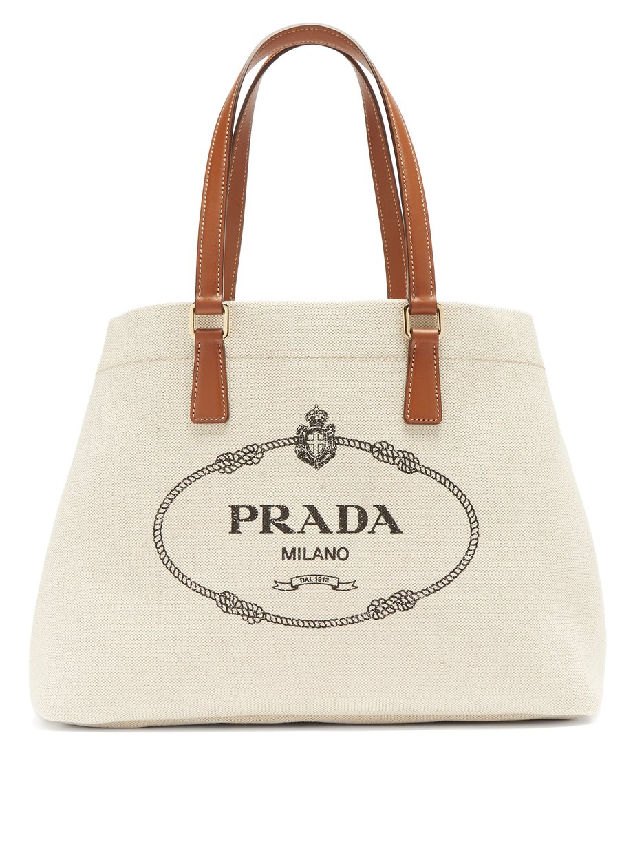 Prada Prada Logo-print cotton-canvas 