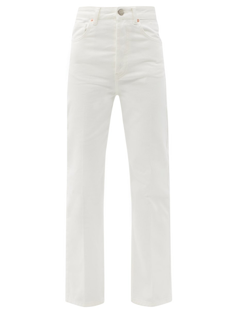 White Find straight-leg jeans | Raey | MATCHESFASHION AU