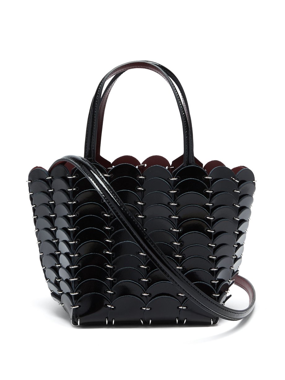 Black multi Pacoïo leather bag | Paco Rabanne | MATCHESFASHION UK