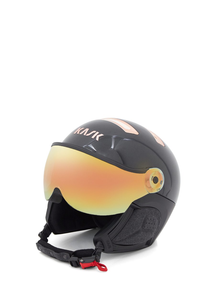 Kask カスク クローム ゴーグルバイザー スキーヘルメット ブラック Matchesfashion マッチズファッション