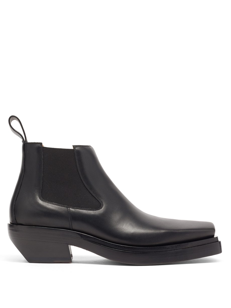 Black The Lean leather ankle boots | Bottega Veneta | MATCHESFASHION US
