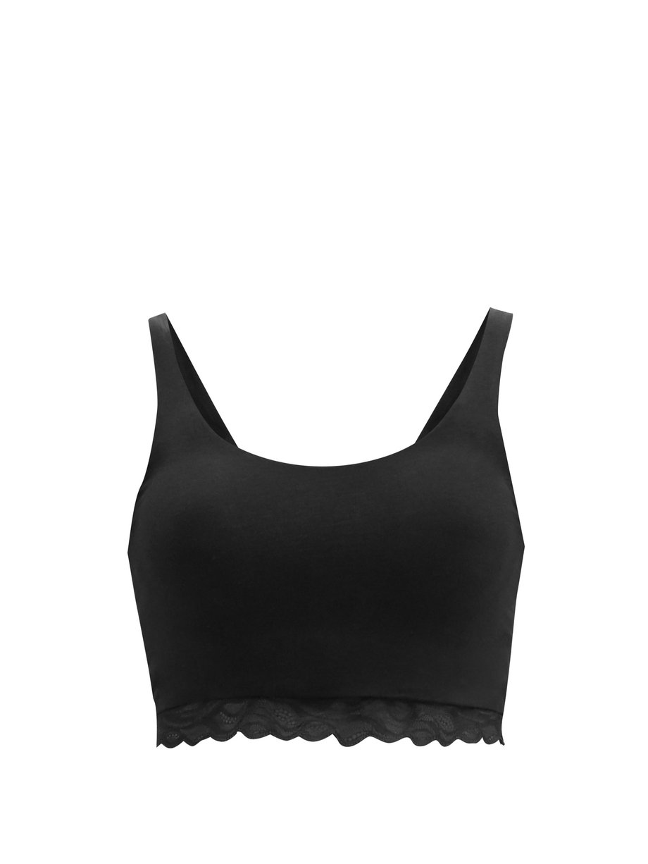 The Comfort removable-cup bra Black Skin | MATCHESFASHION FR