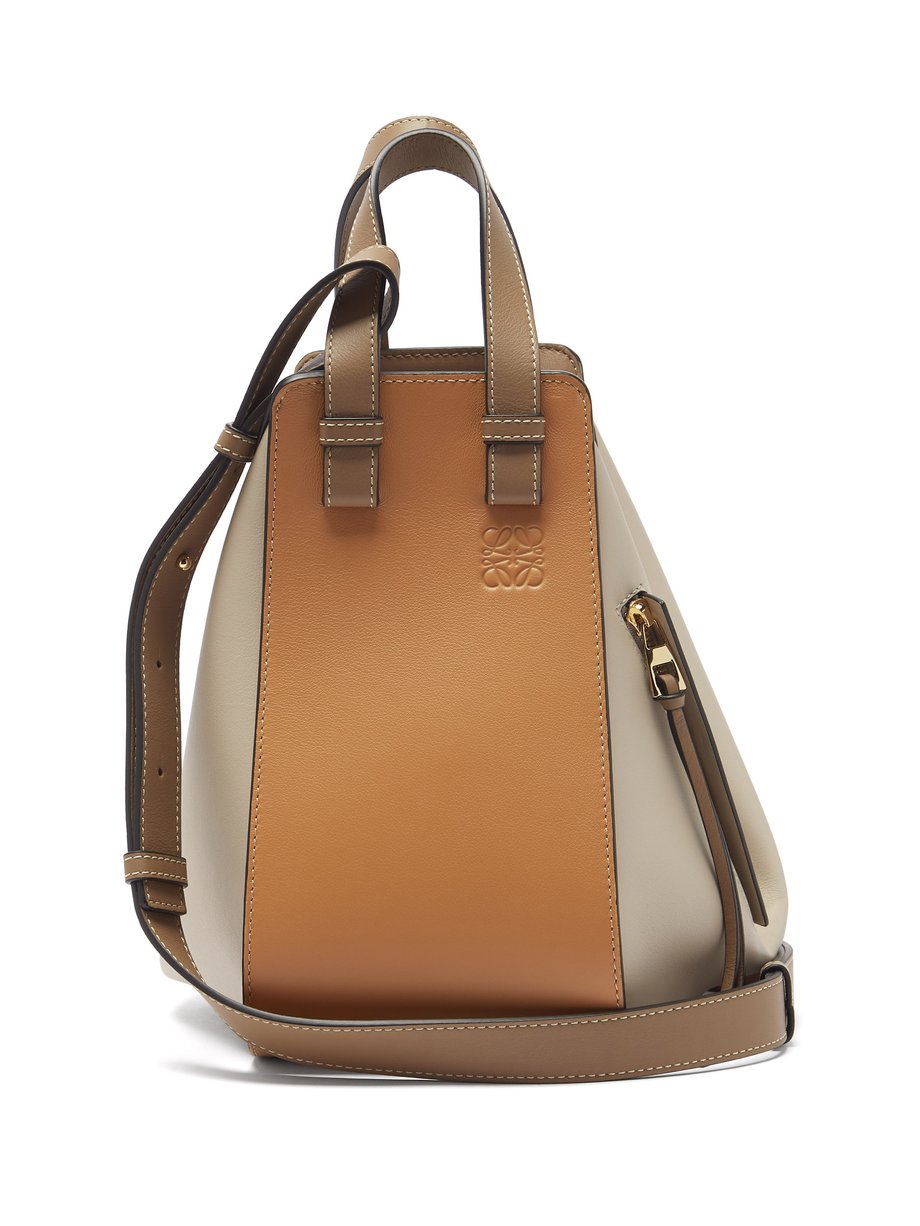 Tan Hammock small leather tote bag | Loewe | MATCHESFASHION US