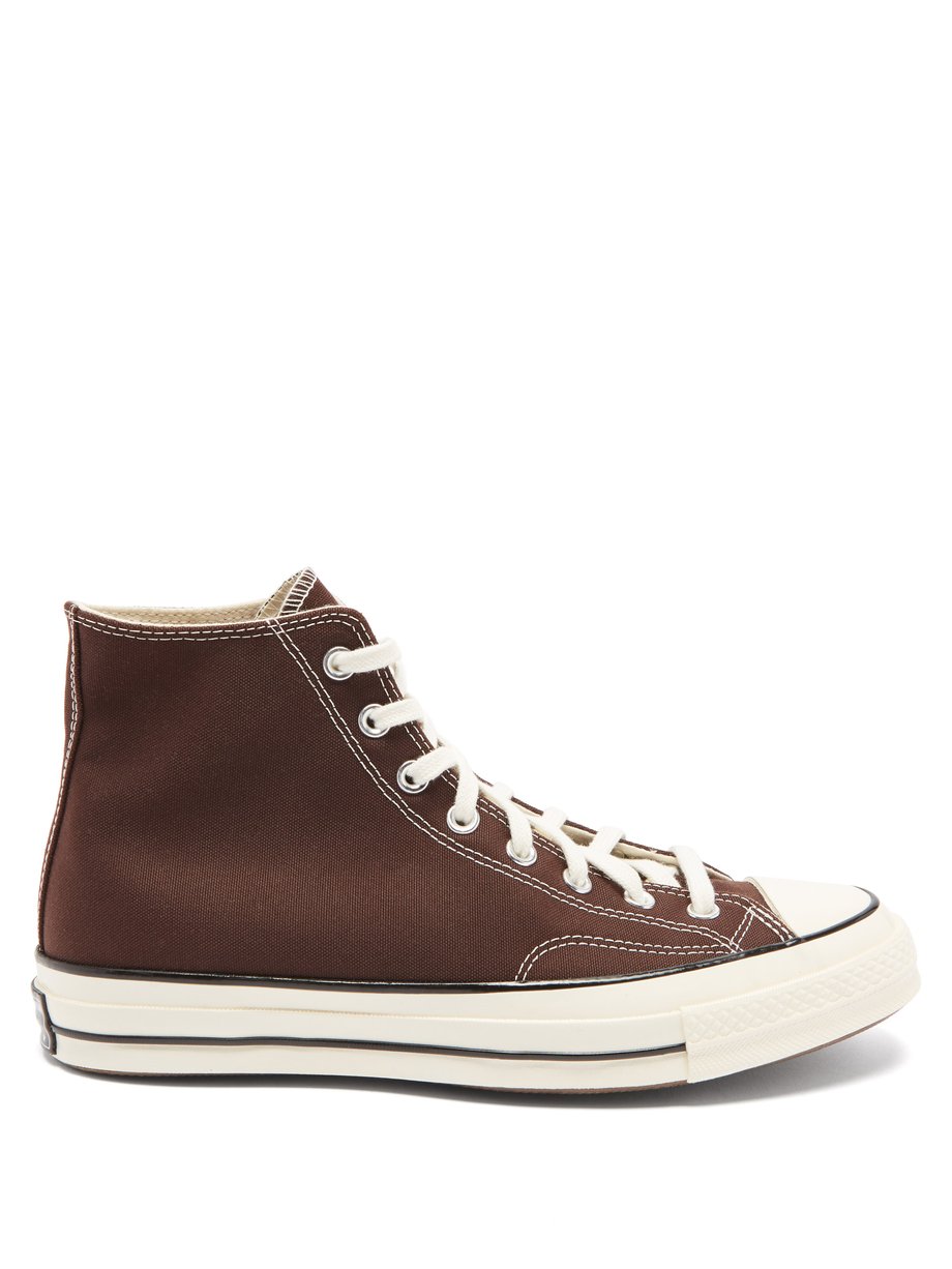 Chuck 70 high-top canvas trainers Brown 