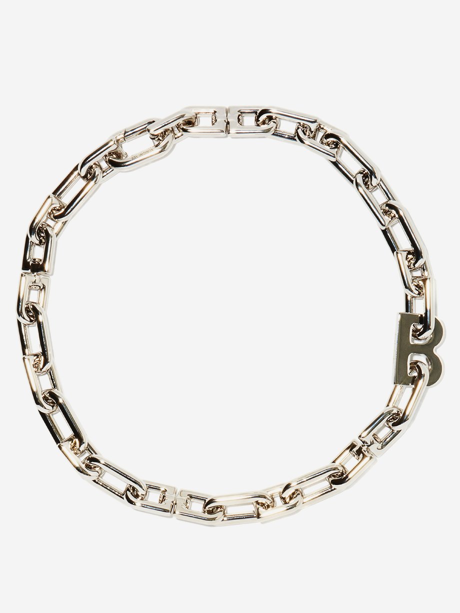 B-logo chain necklace