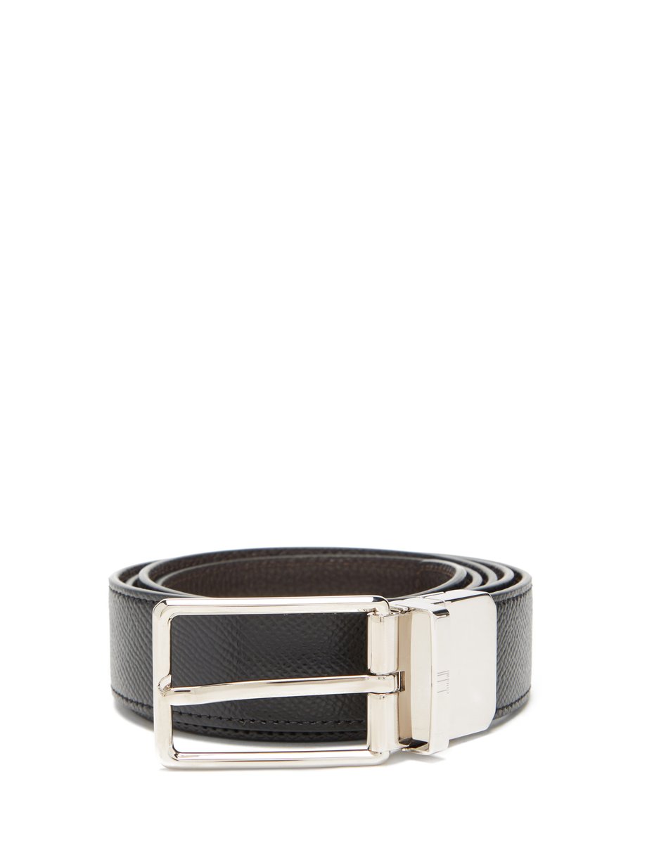 Black Reversible grained-leather belt | Dunhill | MATCHESFASHION US