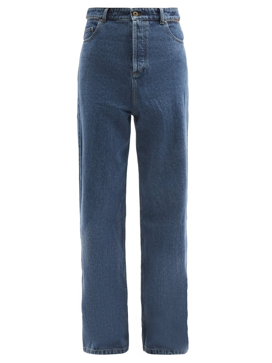 Navy Evergreen Peep Show slit-waist jeans | Y/Project | MATCHESFASHION US