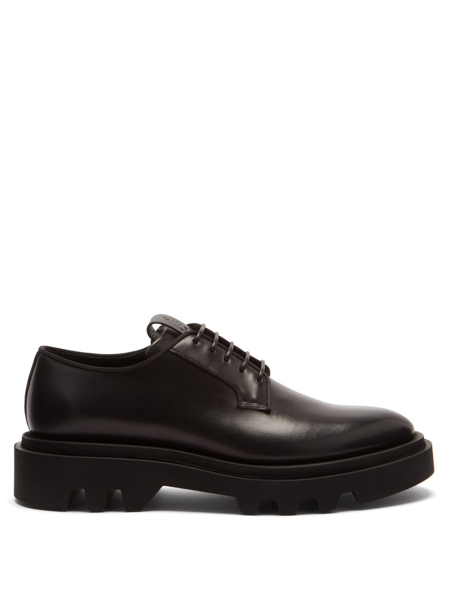 Black Chunky-sole leather derby shoes | Givenchy | MATCHESFASHION US