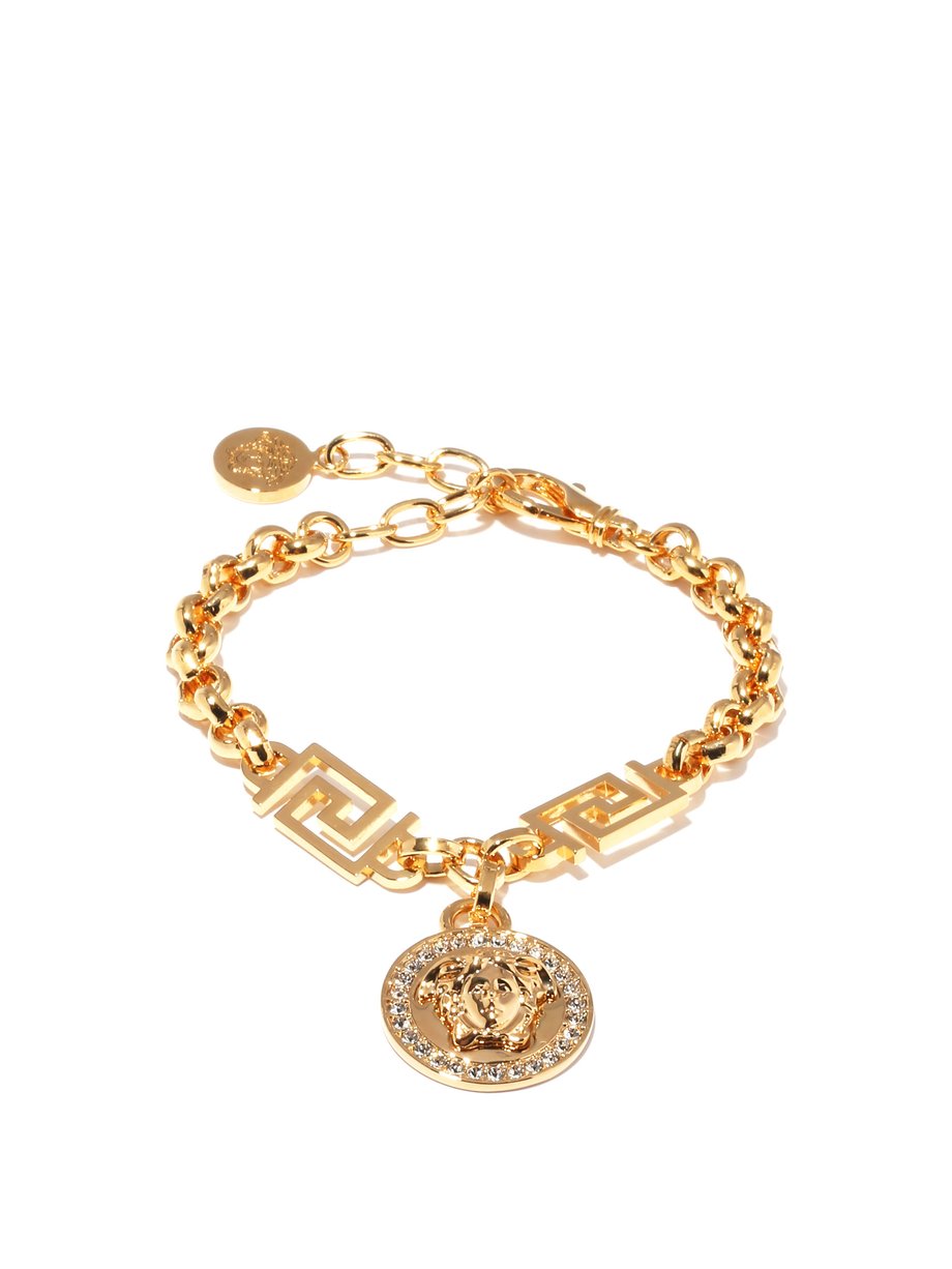 Metallic Medusa-medallion bracelet | Versace | MATCHESFASHION US