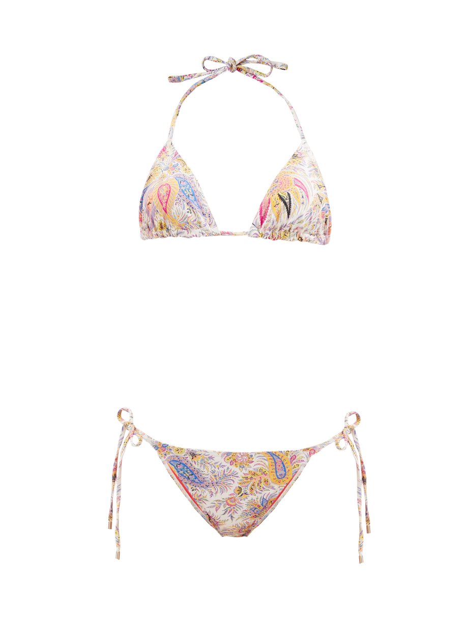 Print Ibiza paisley-print triangle bikini | Etro | MATCHESFASHION AU
