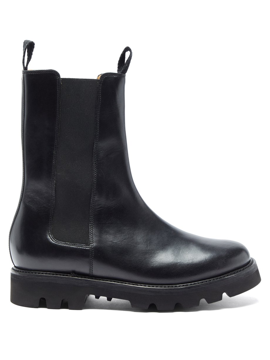 Black Albie leather Chelsea boots | Grenson | MATCHESFASHION AU