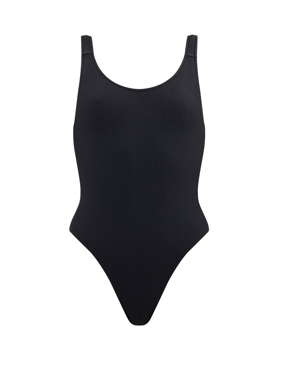Black Gala scoop-back swimsuit | Sara Cristina | MATCHESFASHION UK