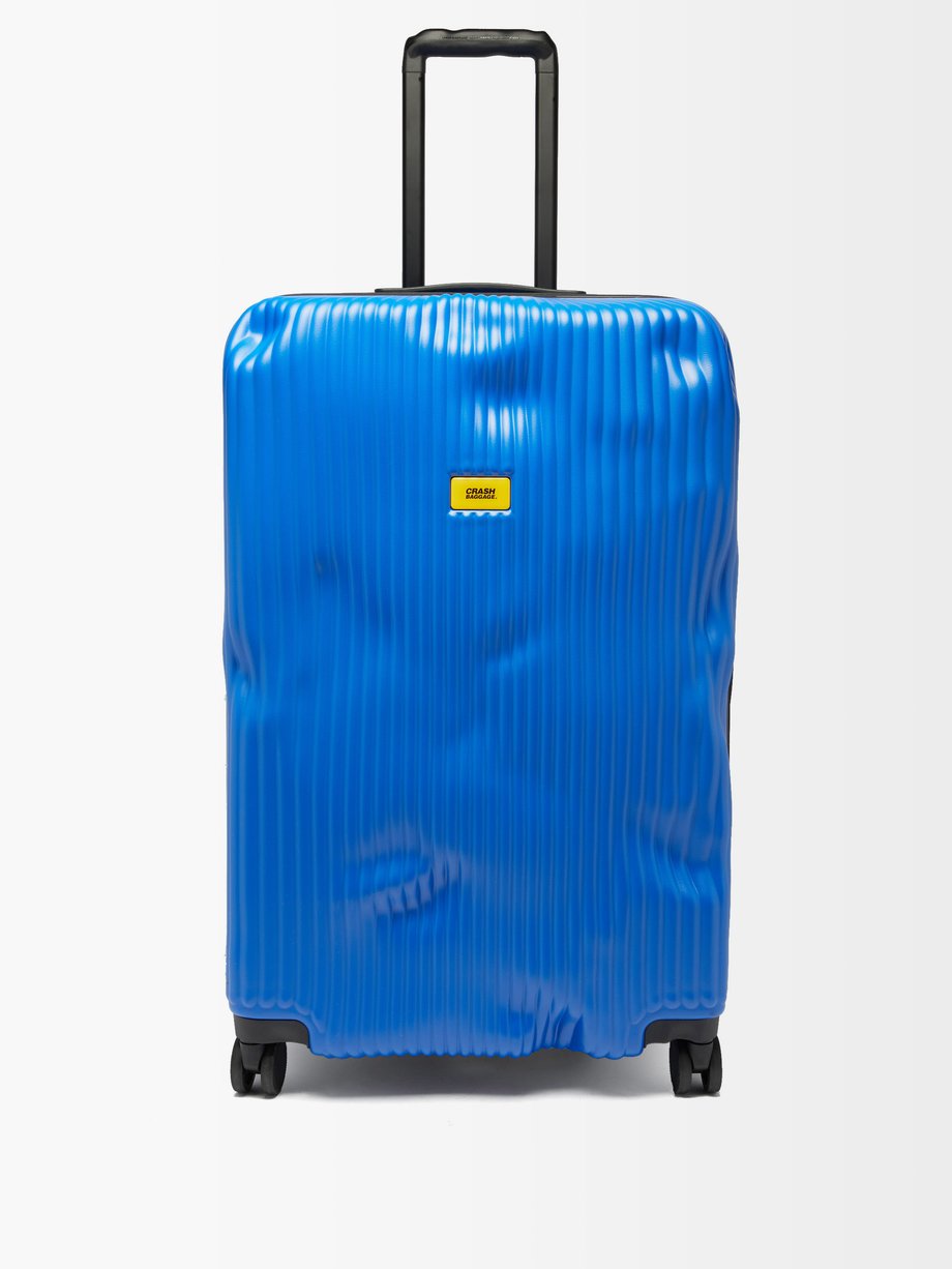 MATCHESFASHION Men Accessories Bags Luggage Stripe 79cm Suitcase Blue Mens 