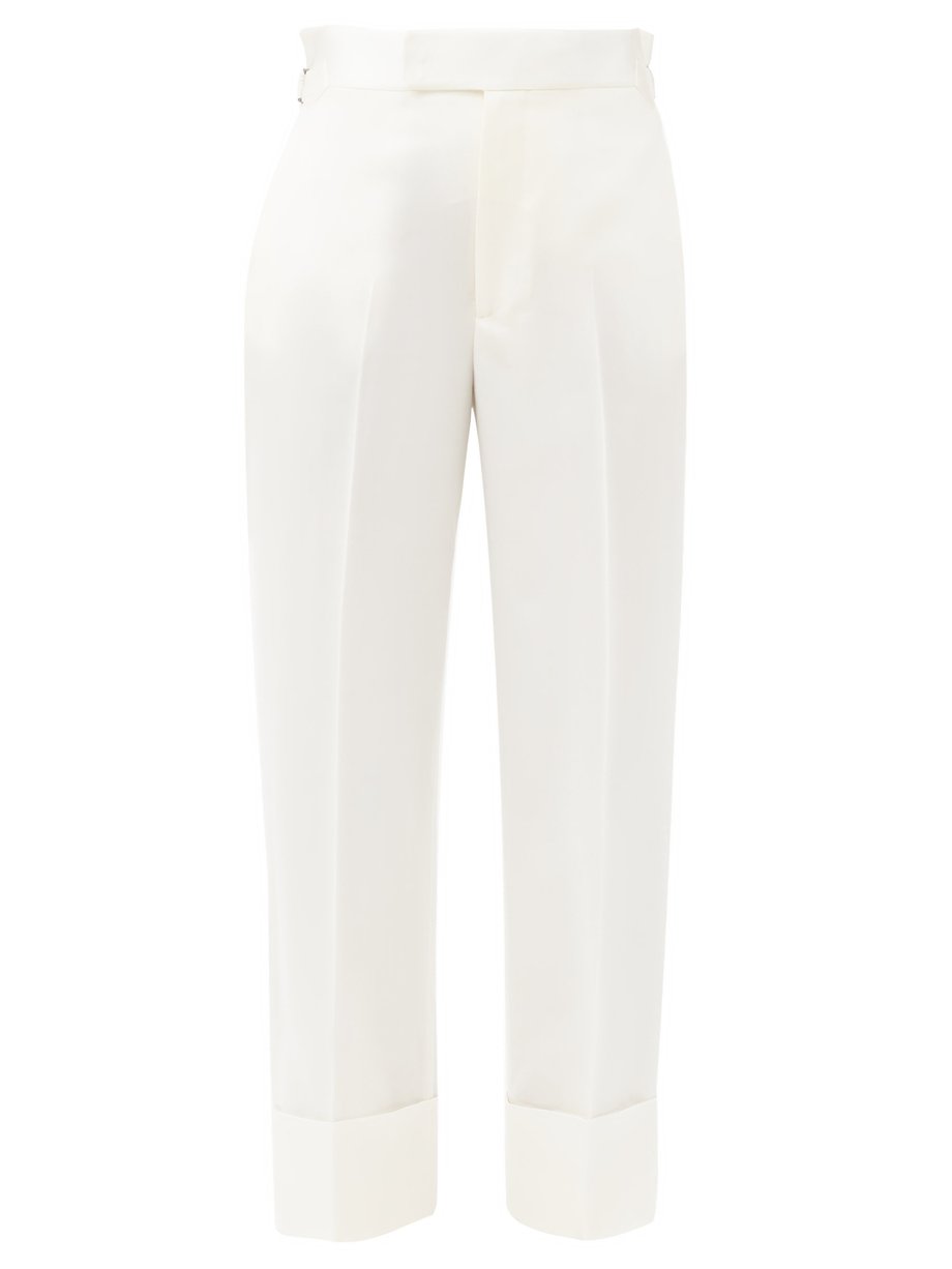 Dave Shadow virgin-wool cady trousers White Vivienne Westwood ...