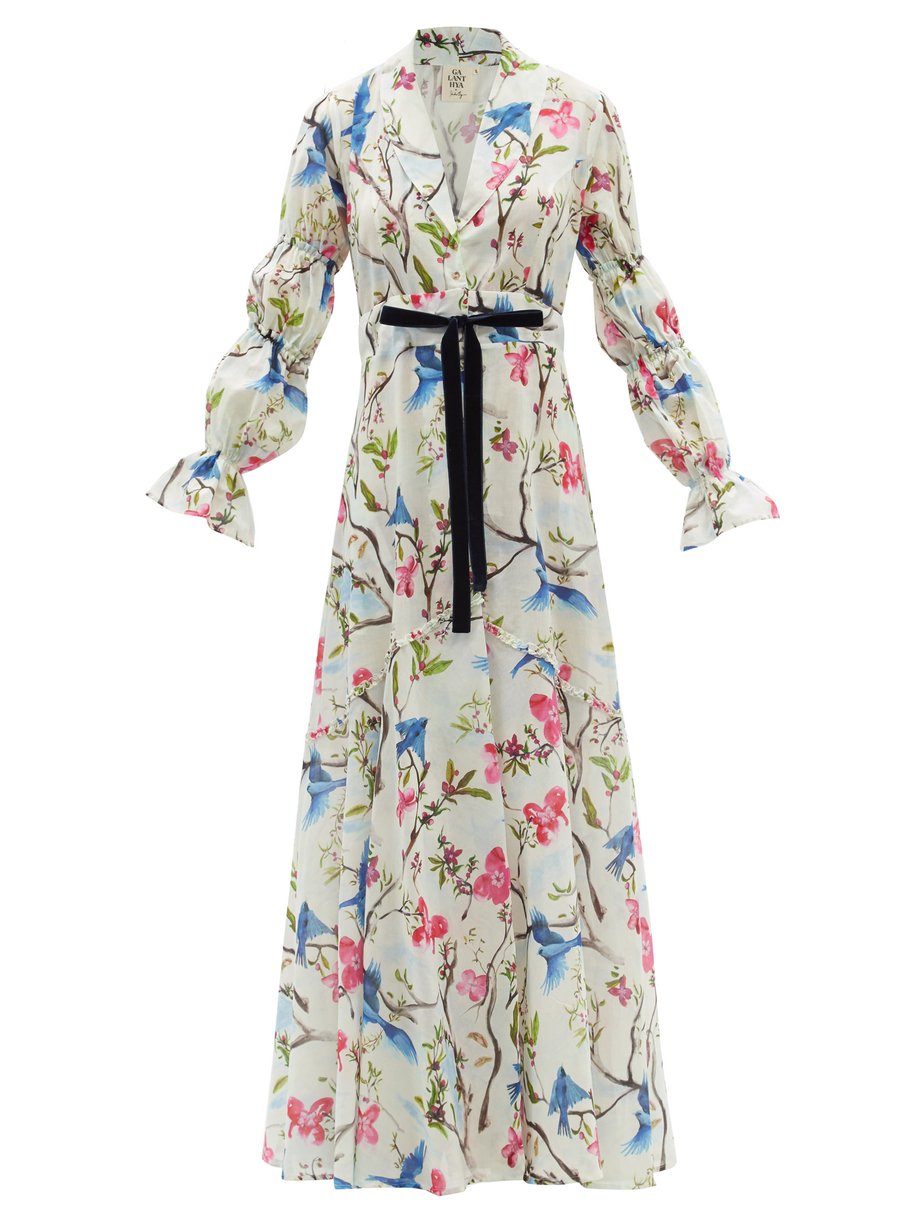 Print Robe Amazonas-print cotton dress | Galanthya | MATCHESFASHION UK