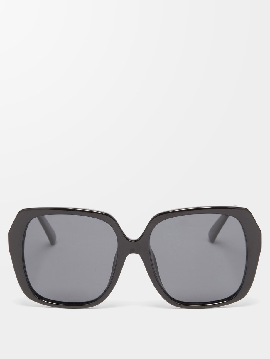FroFro oversized square sunglasses Black Le Specs | MATCHESFASHION FR