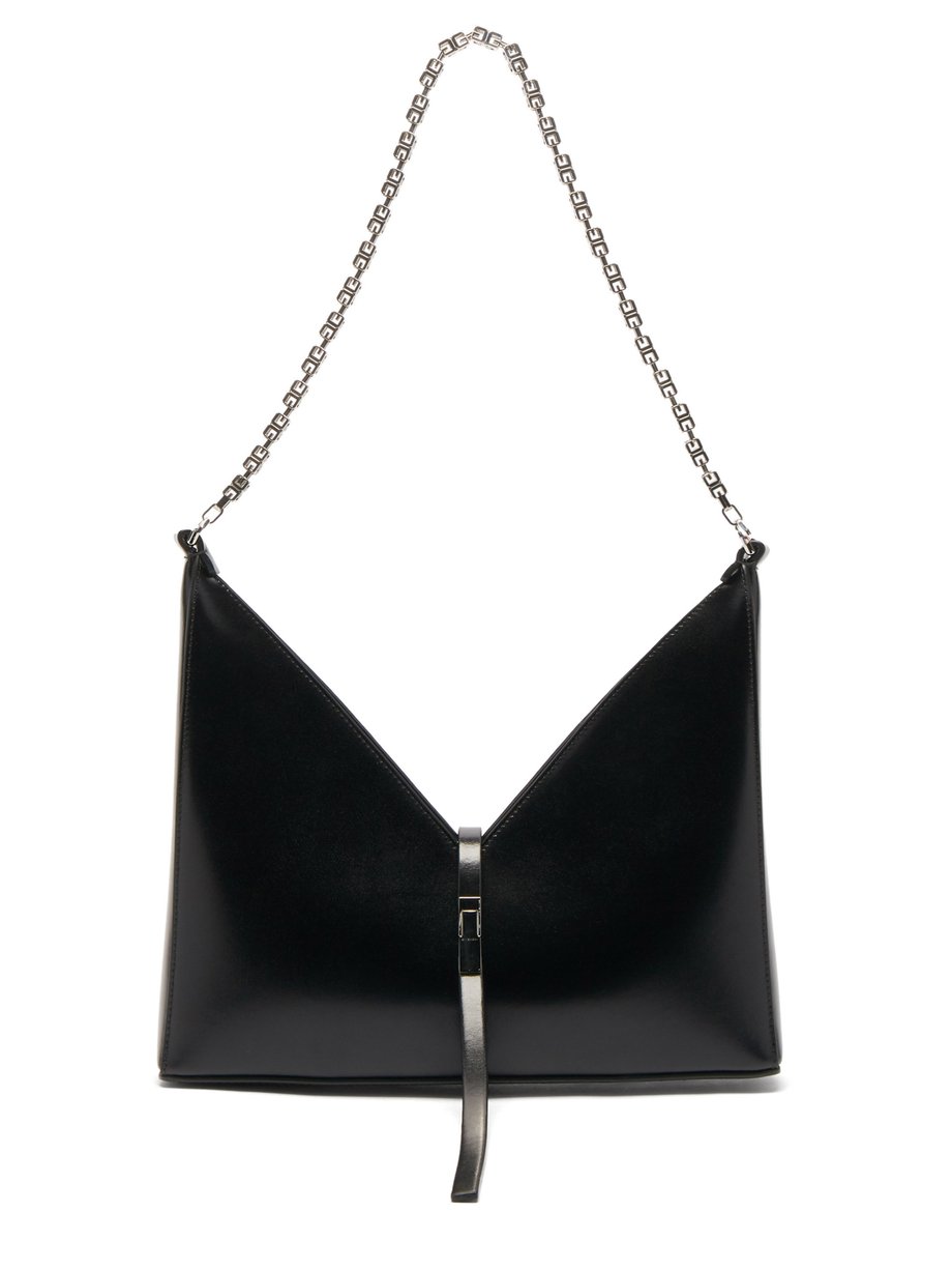 Cut Out small leather shoulder bag 