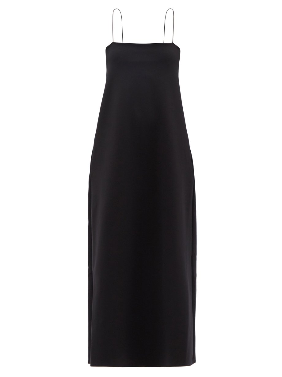 Black Cenoa scuba-jersey maxi dress | The Row | MATCHESFASHION US