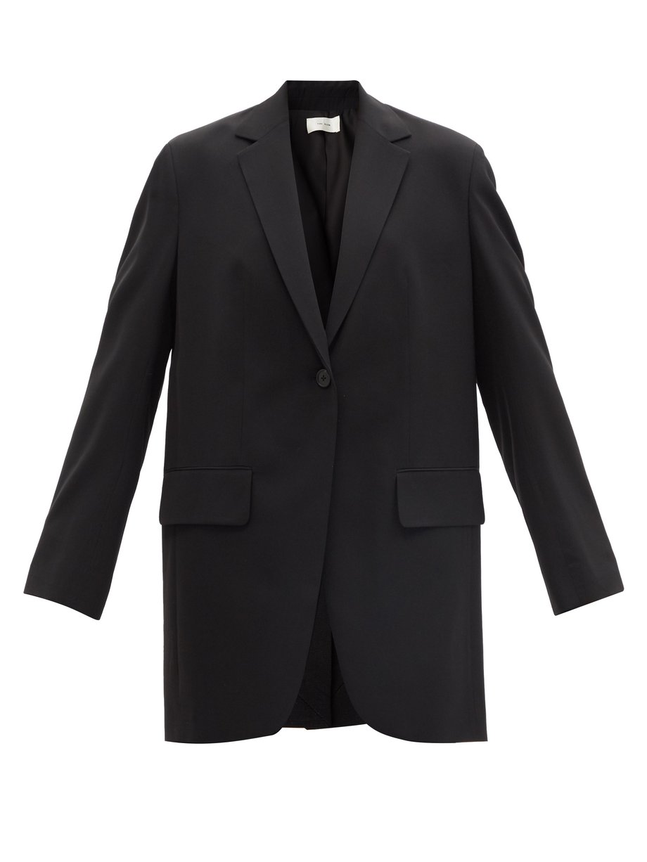 The Row Black Obine single-breasted wool-blend suit jacket | 매치스패션, 모던 ...