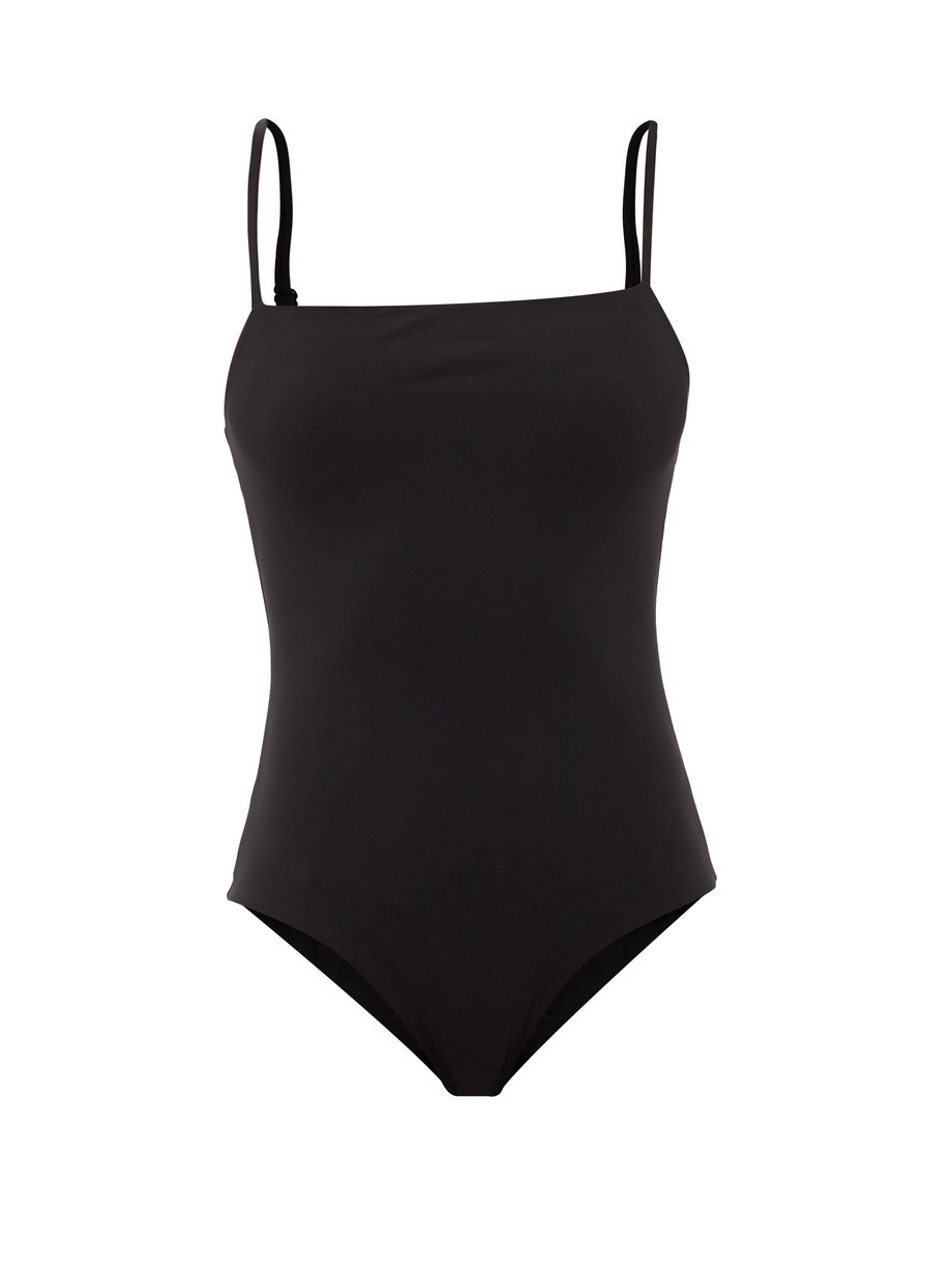 Black Square-neck swimsuit | Jil Sander | MATCHESFASHION UK