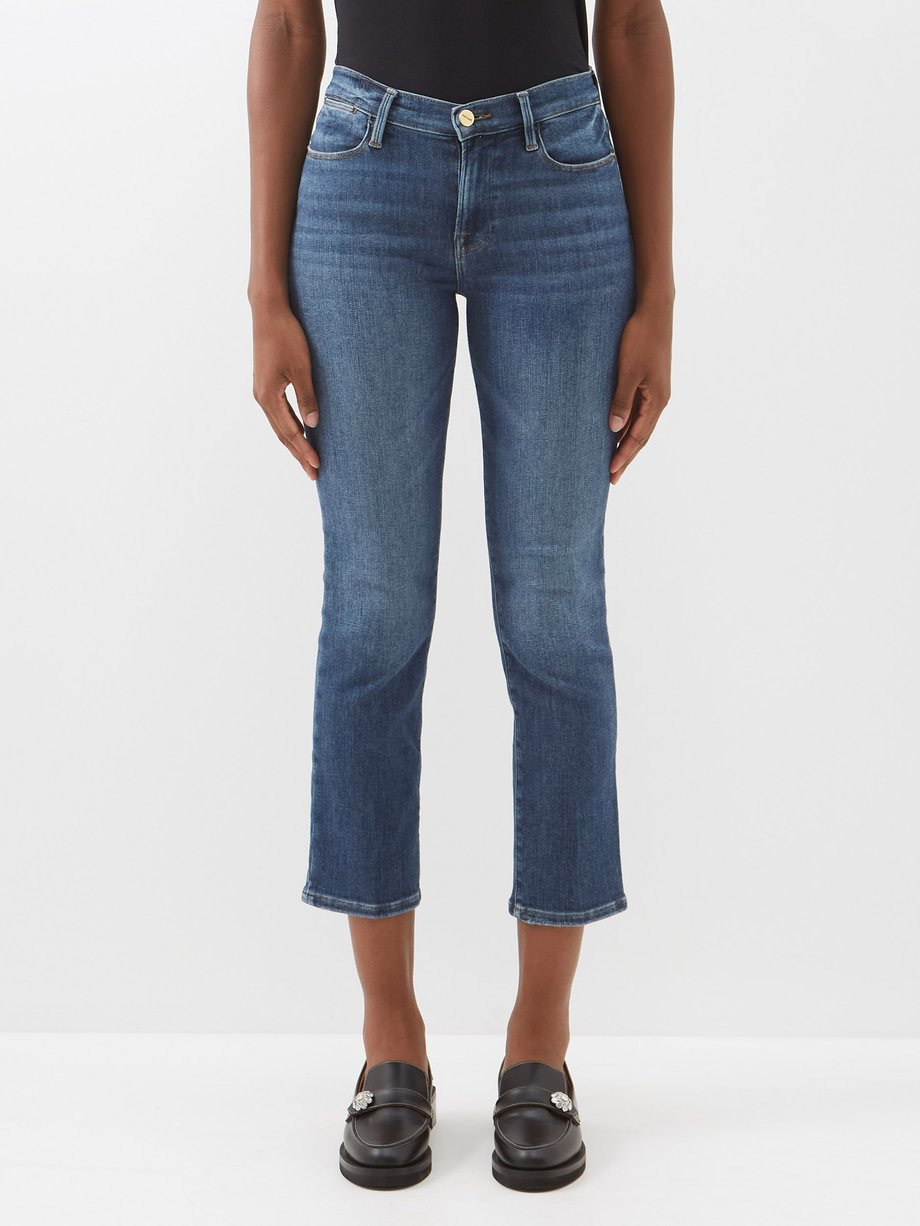 Blue Le High high-rise straight-leg jeans | FRAME | MATCHESFASHION UK