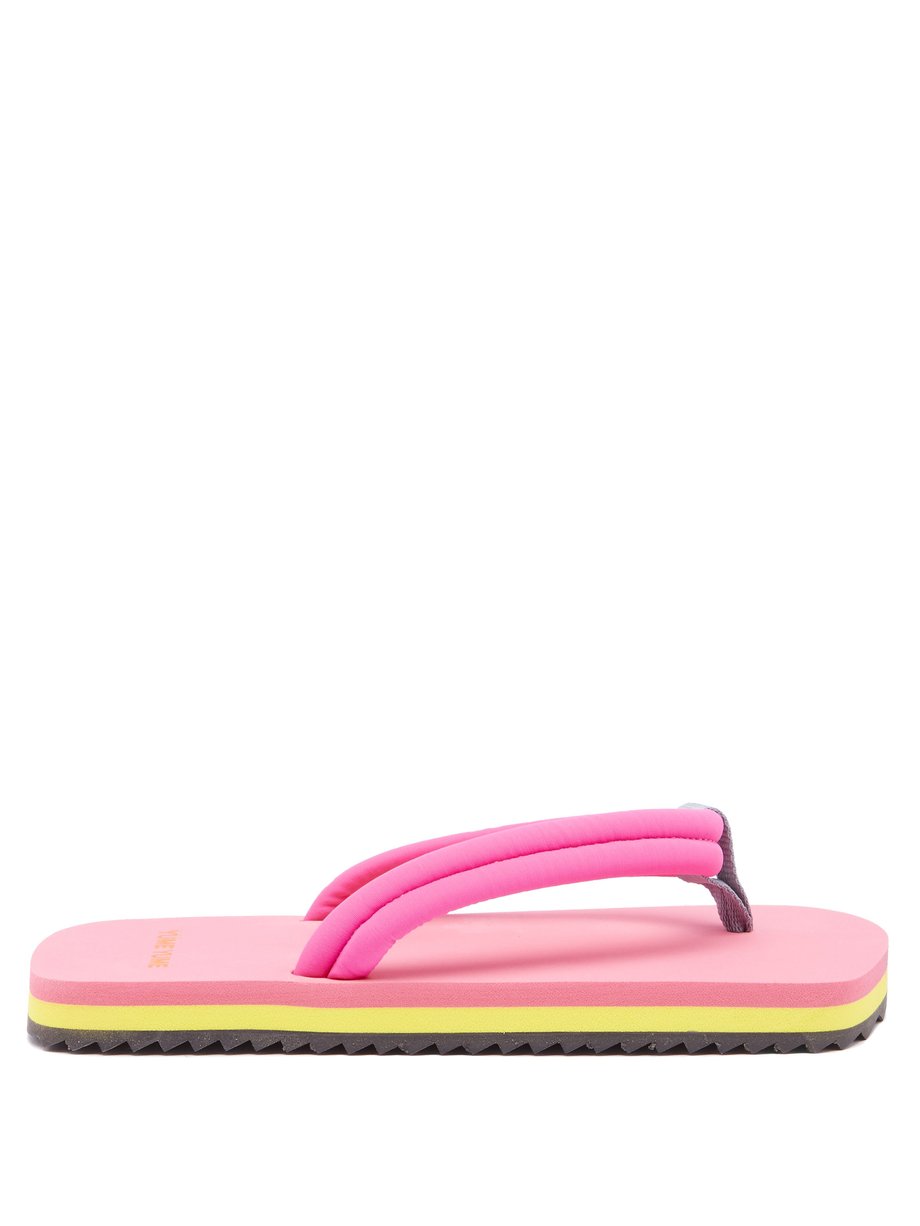 Pink Xigy padded nylon and foam slides | YUME YUME | MATCHESFASHION UK