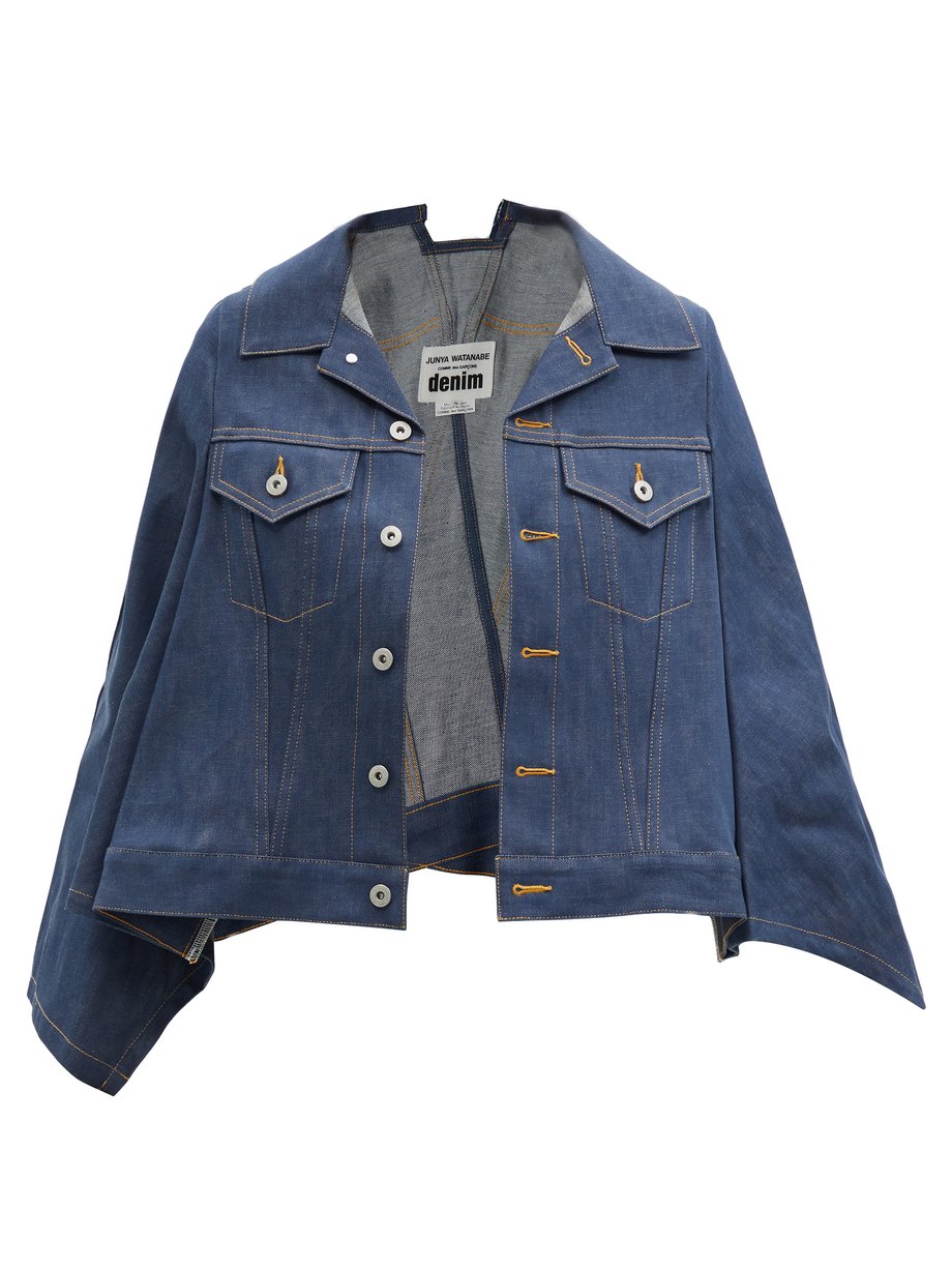 Blue Denim cape jacket | Junya Watanabe Comme des Garçons ...