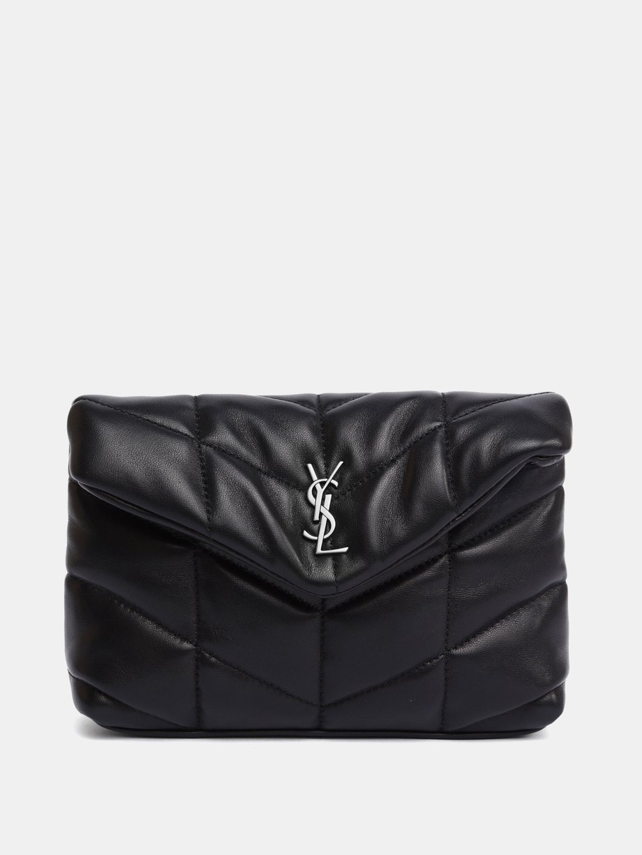 saint laurent puffer clutch