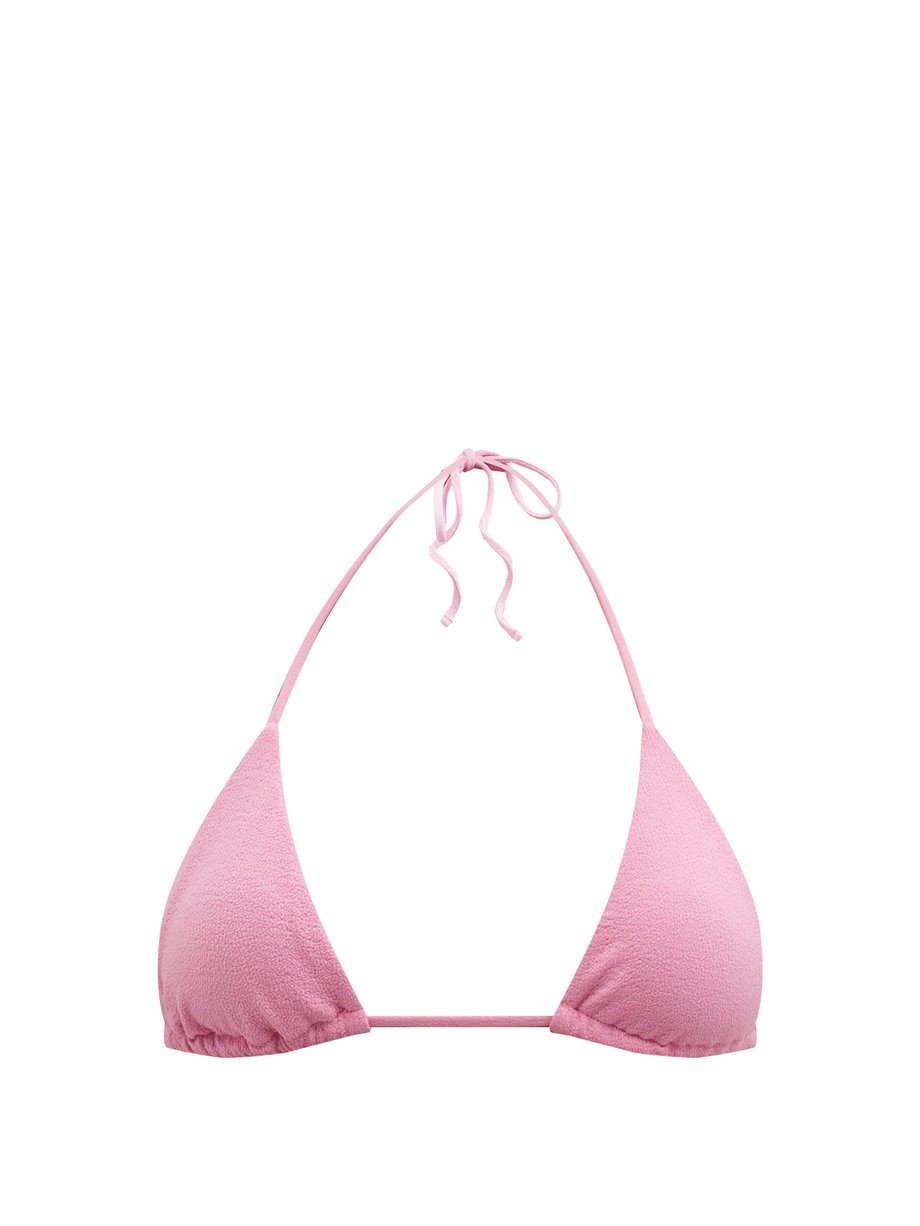 Pink The String Triangle bikini top | Matteau | MATCHESFASHION US