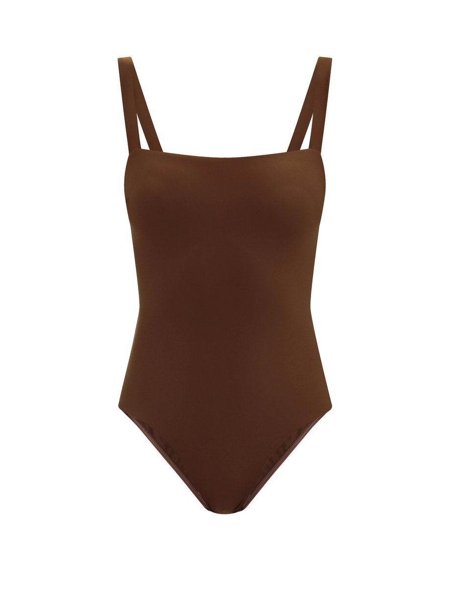 Maillot De Bain The Square Marron Matteau Matchesfashion Fr