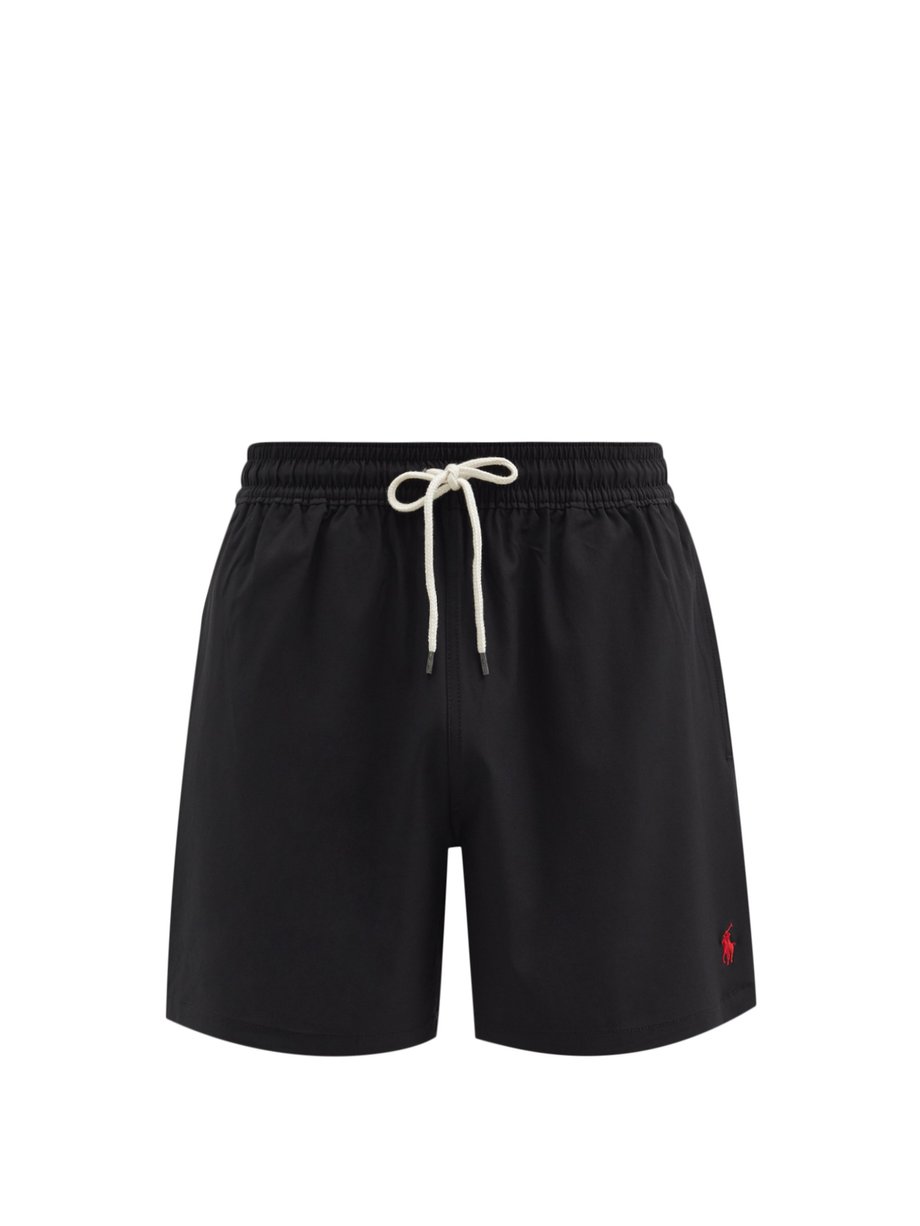 Black Logo-embroidered swim shorts | Polo Ralph Lauren | MATCHESFASHION US