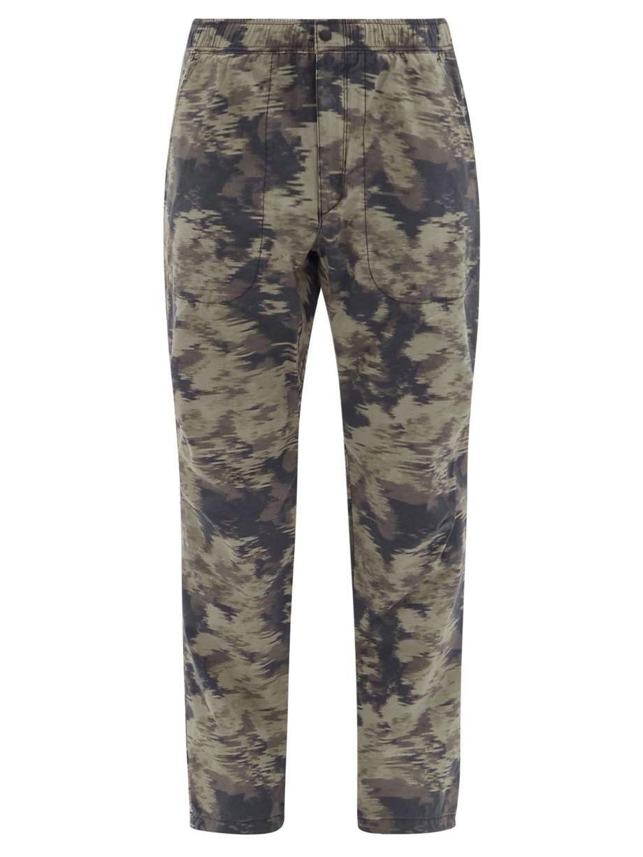 Print Flynt camouflage-print cotton trousers | Rag & Bone ...